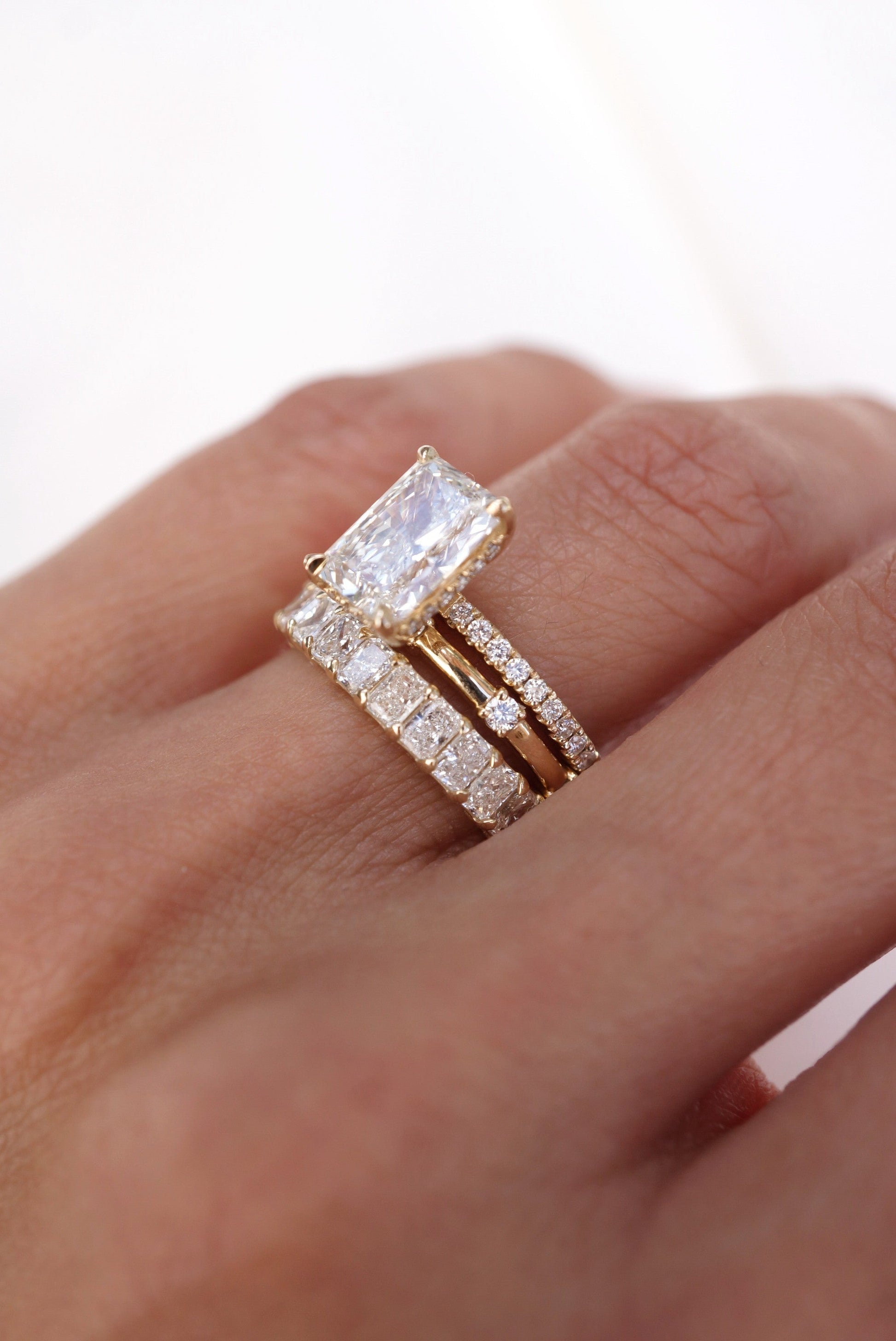 0.37 CT Round Full Eternity Lab Grown Diamond Wedding Band