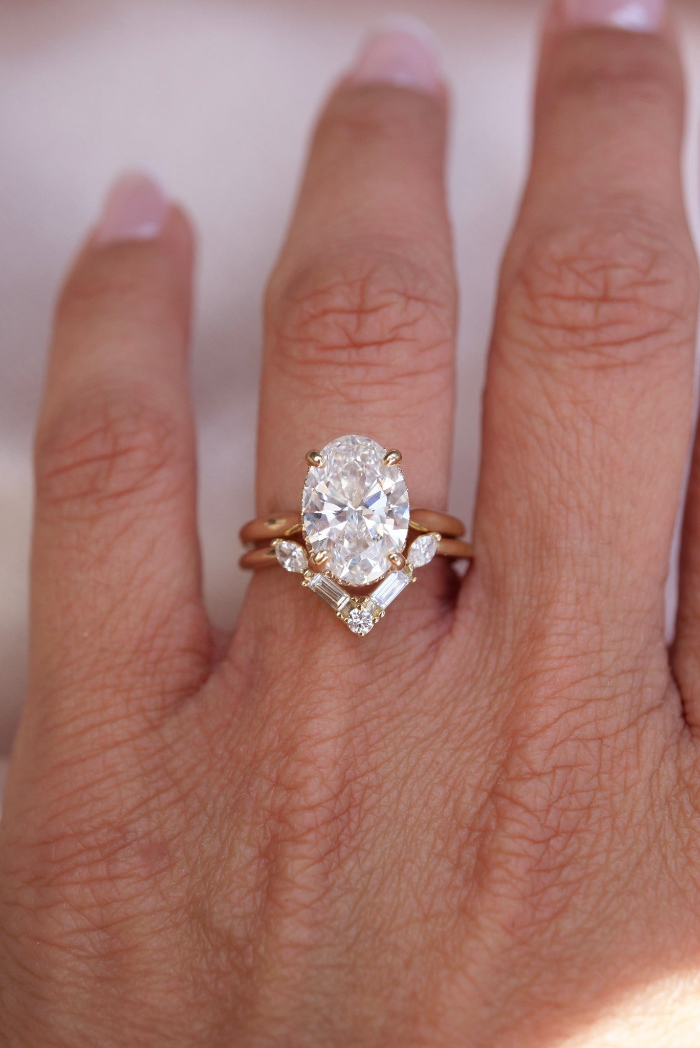 0.37 CT Round Full Eternity Lab Grown Diamond Wedding Band