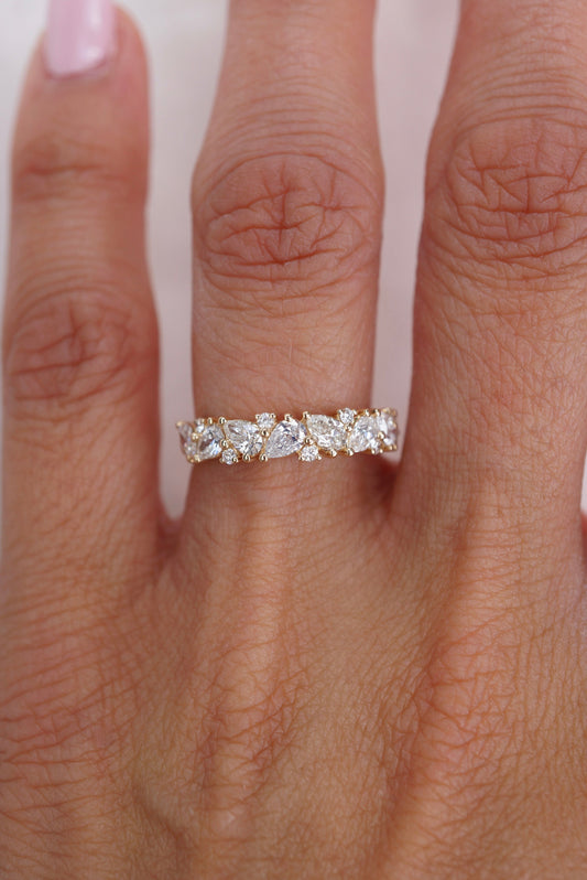 0.37 CT Round Full Eternity Lab Grown Diamond Wedding Band