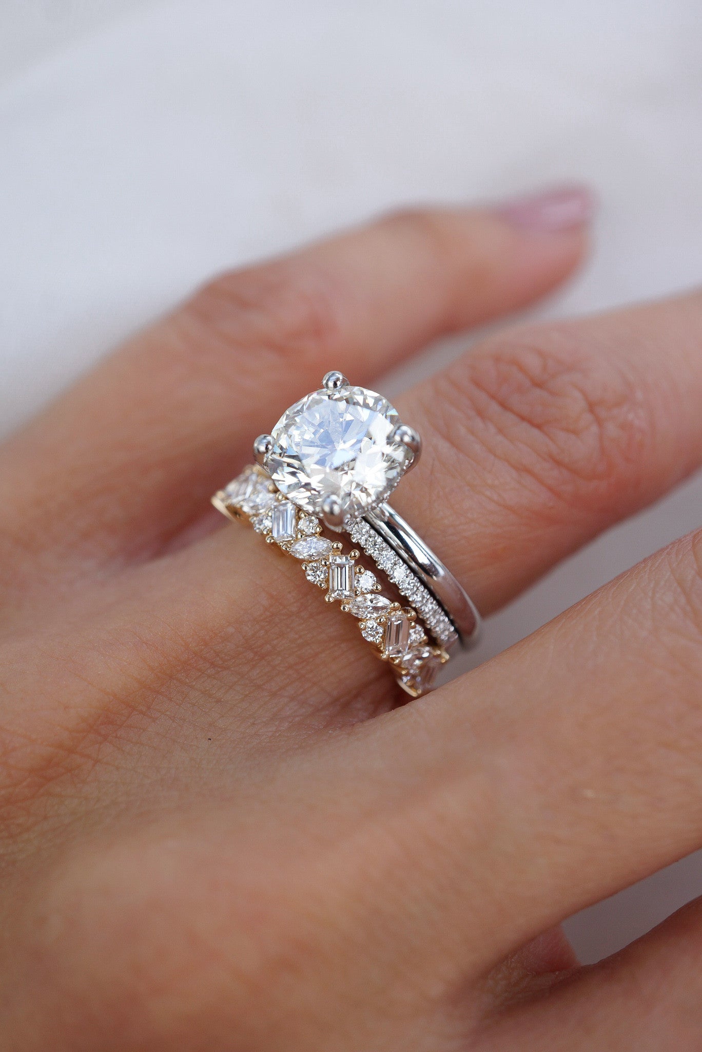 0.37 CT Round Full Eternity Lab Grown Diamond Wedding Band