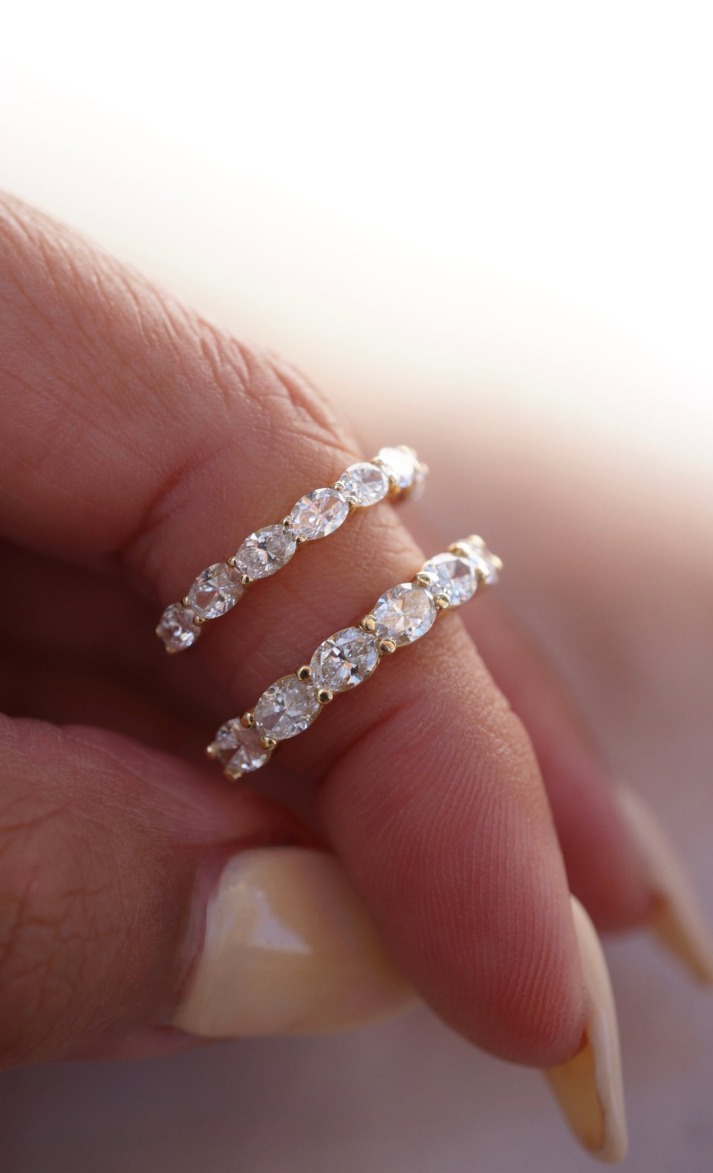 0.37 CT Round Full Eternity Lab Grown Diamond Wedding Band