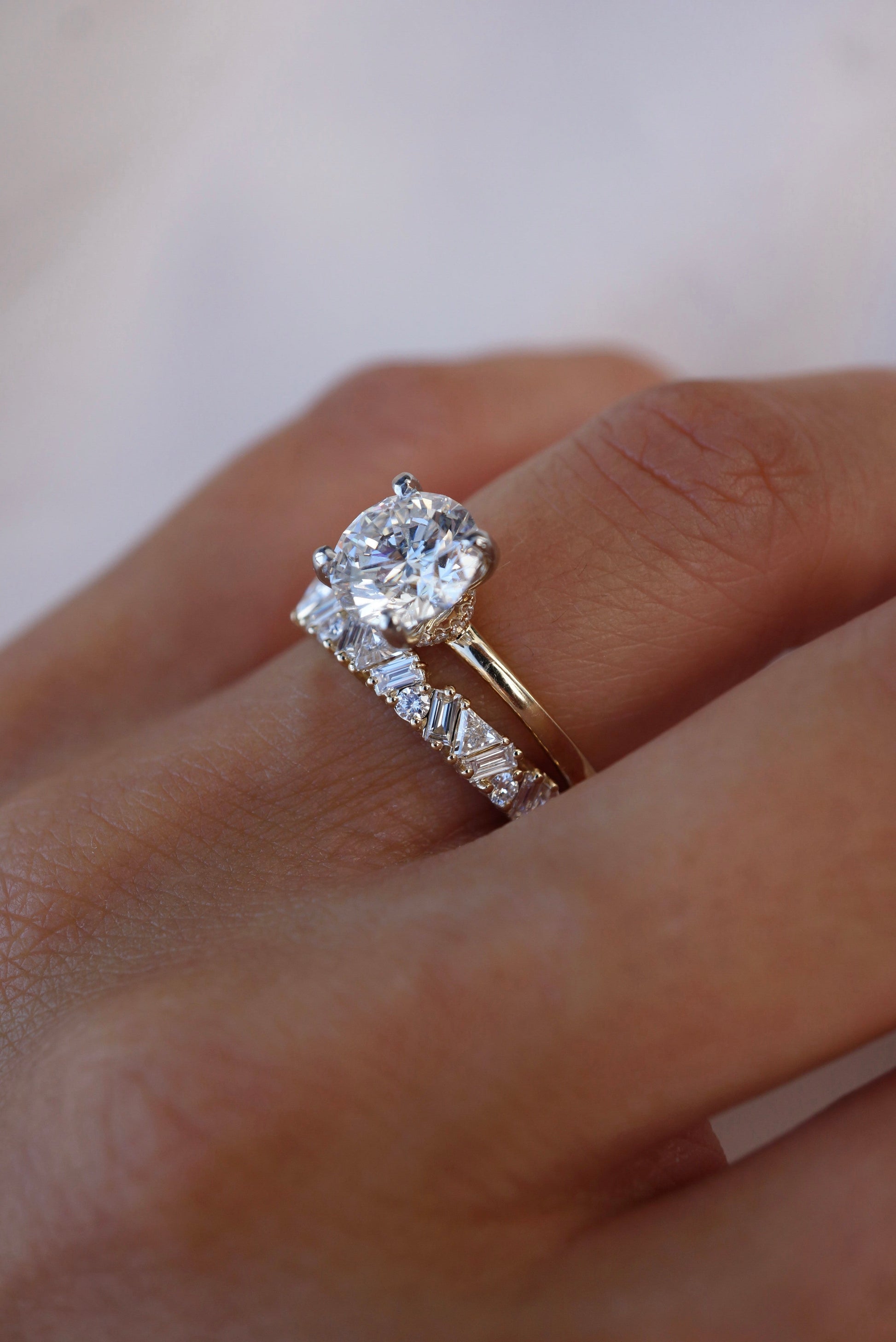 0.37 CT Round Full Eternity Lab Grown Diamond Wedding Band