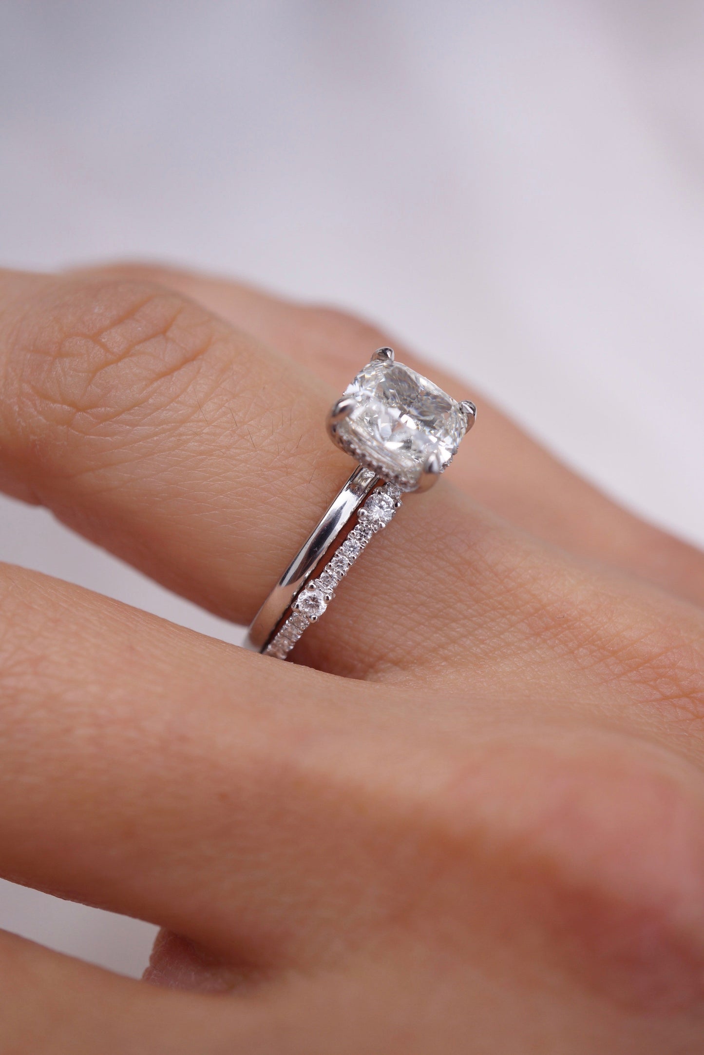 0.37 CT Round Full Eternity Lab Grown Diamond Wedding Band