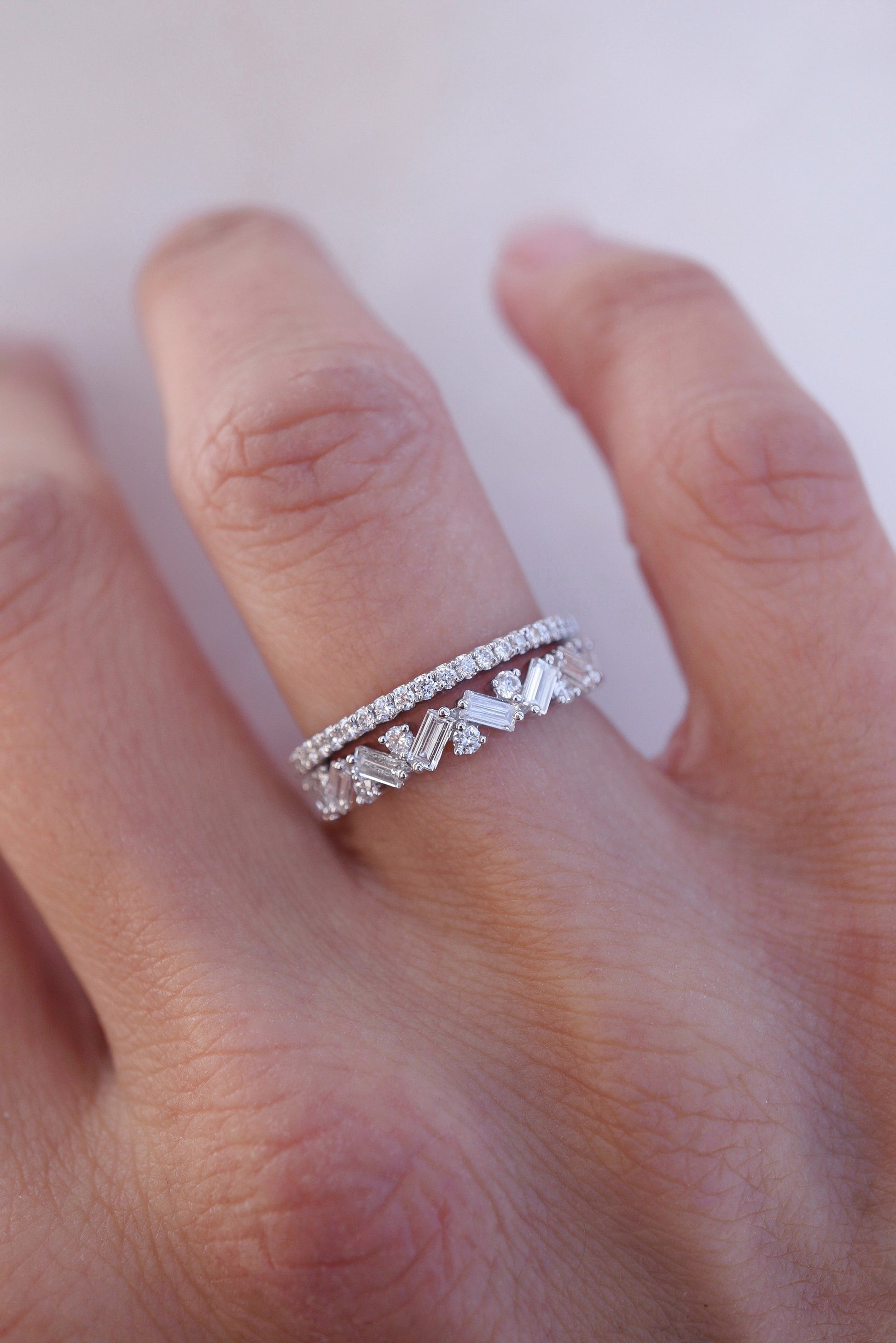 0.37 CT Round Full Eternity Lab Grown Diamond Wedding Band