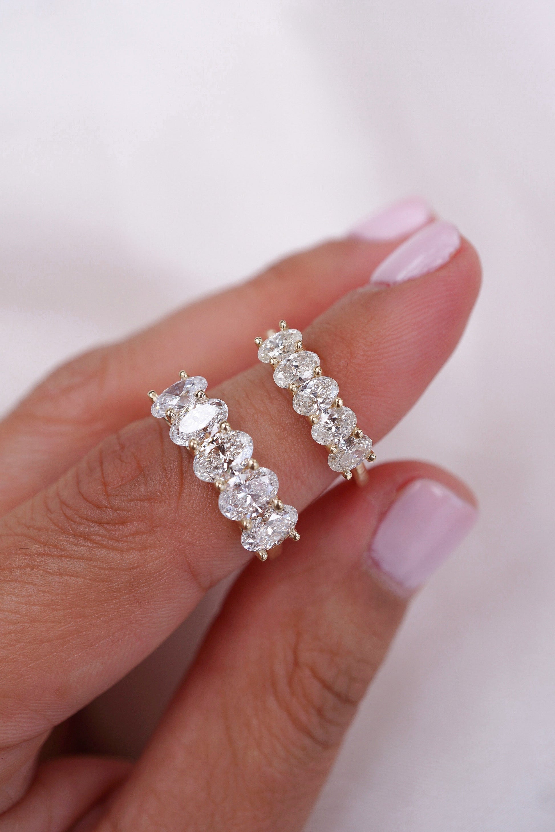 0.37 CT Round Full Eternity Lab Grown Diamond Wedding Band