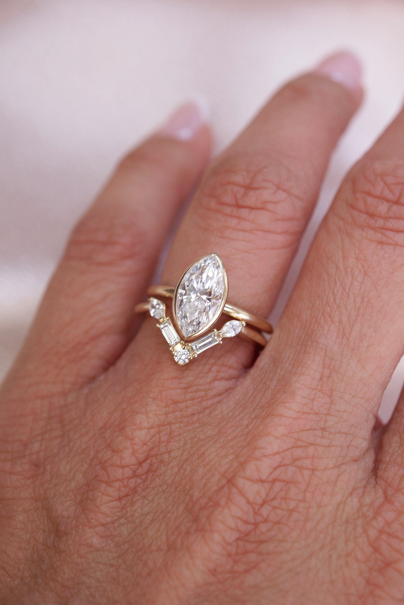 0.37 CT Round Full Eternity Lab Grown Diamond Wedding Band