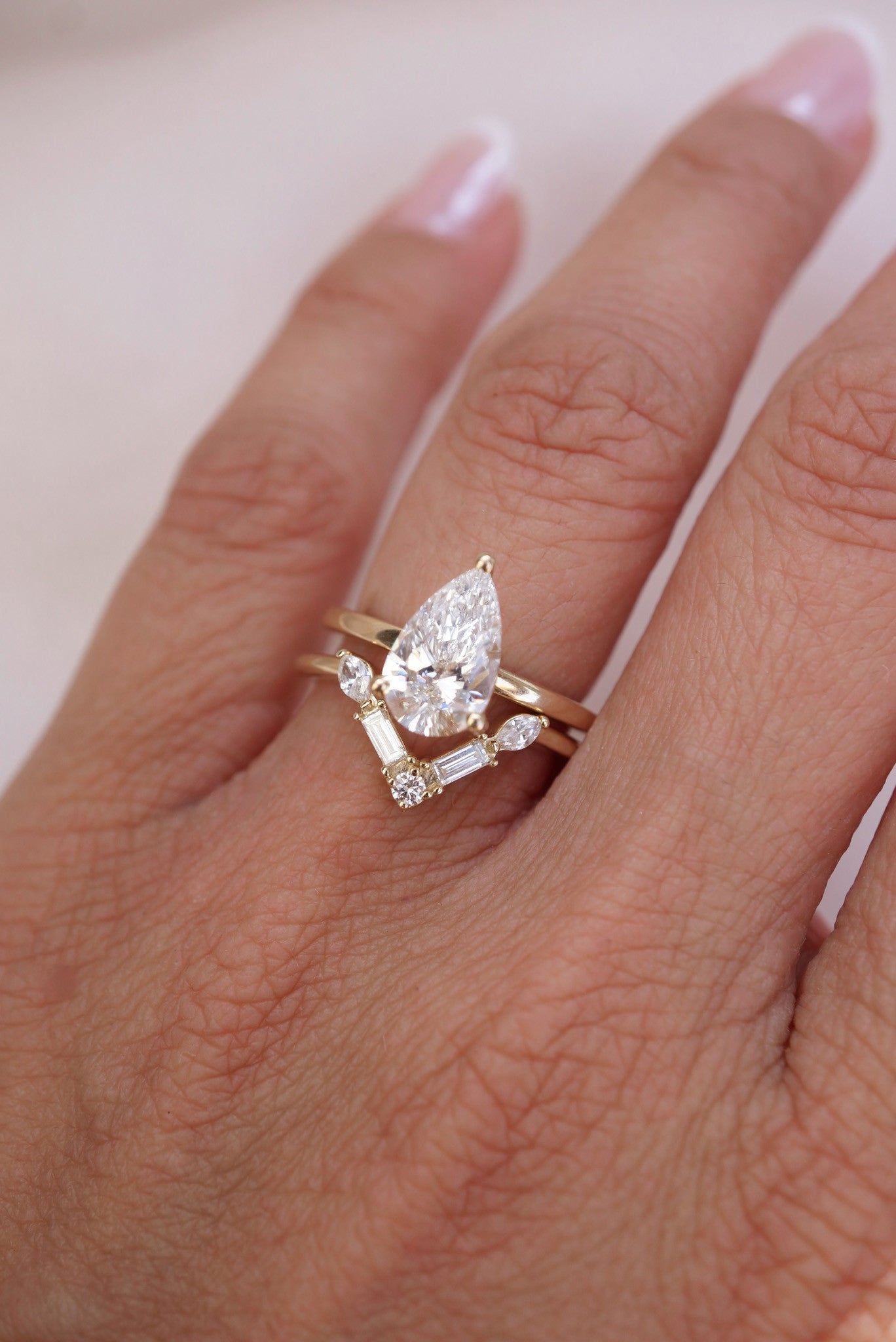 0.37 CT Round Full Eternity Lab Grown Diamond Wedding Band