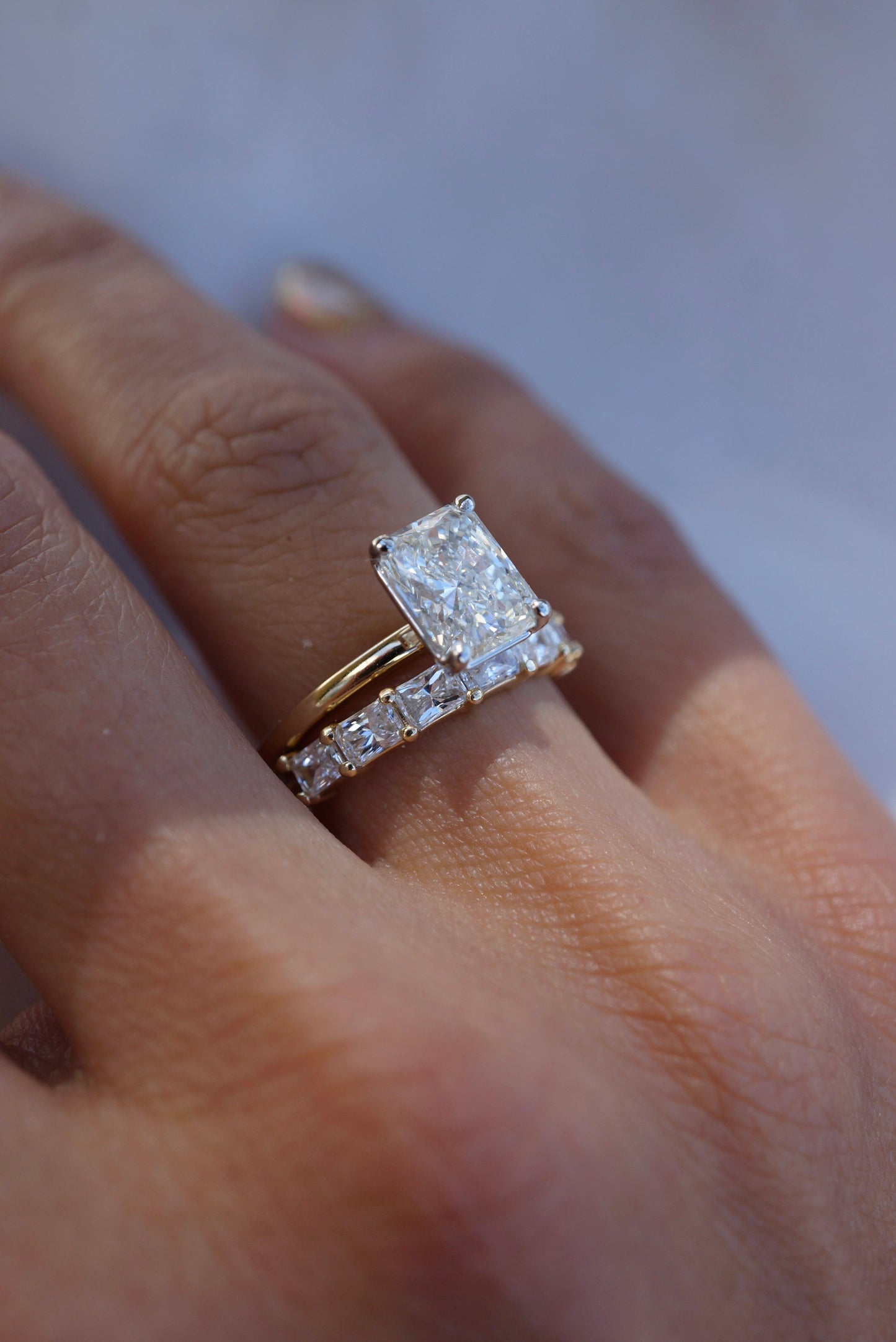 0.37 CT Round Full Eternity Lab Grown Diamond Wedding Band