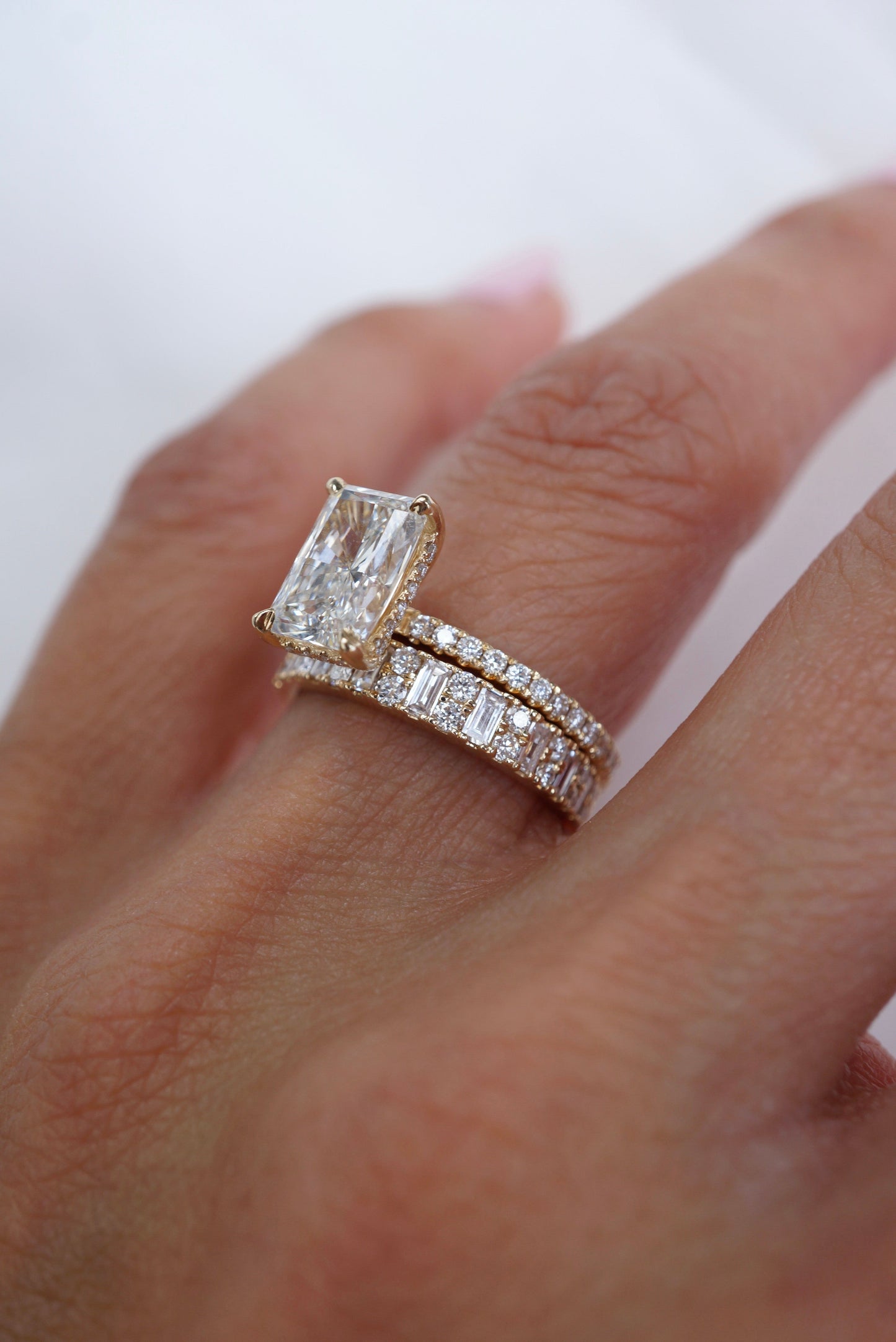 0.37 CT Round Full Eternity Lab Grown Diamond Wedding Band