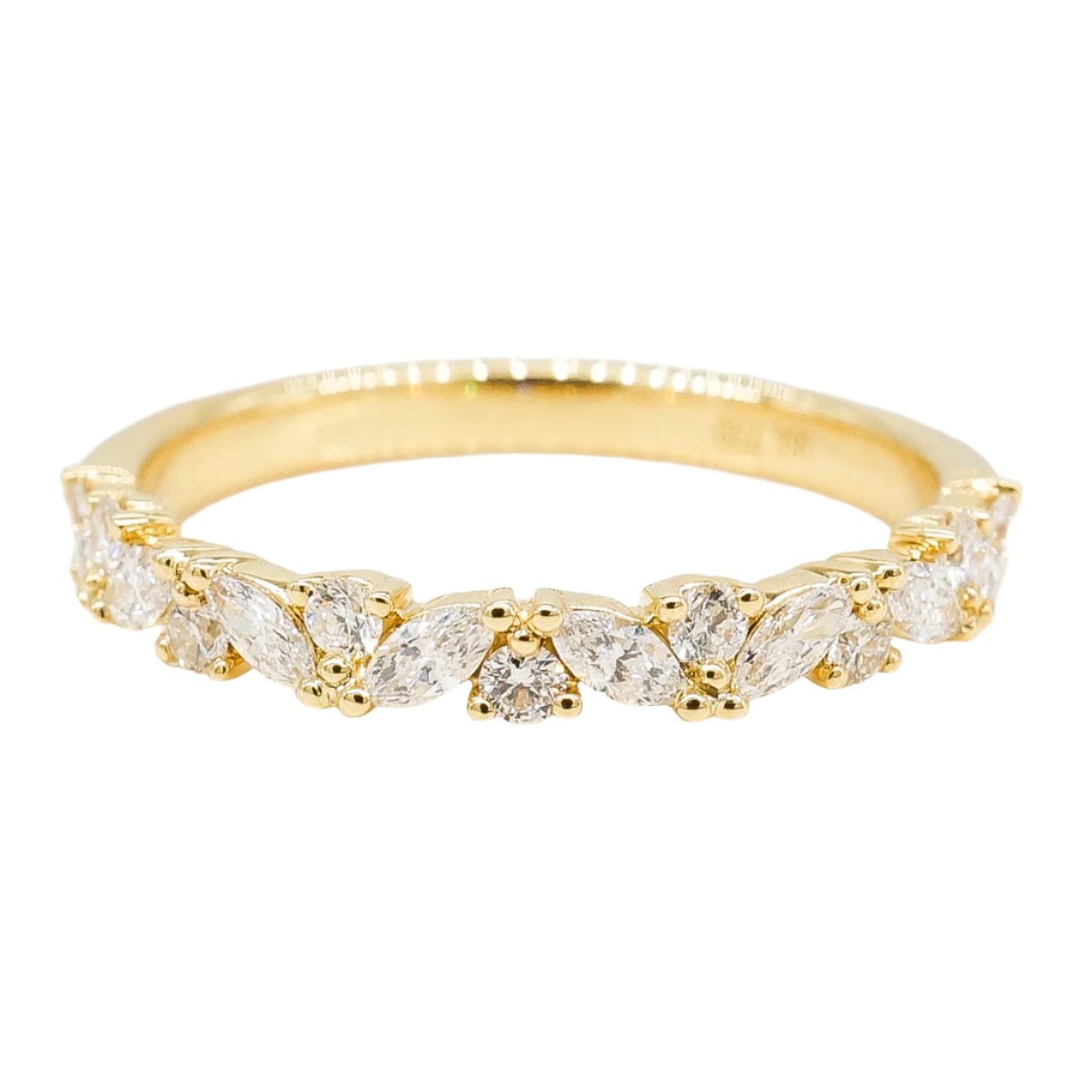 0.37 CT Round Full Eternity Lab Grown Diamond Wedding Band