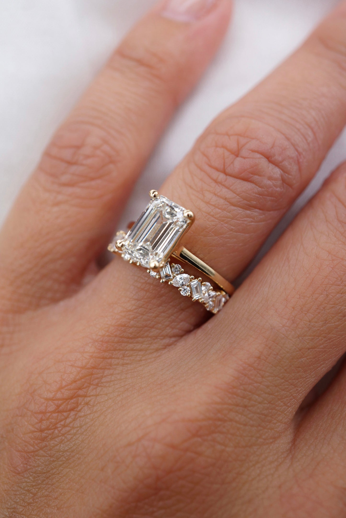 0.37 CT Round Full Eternity Lab Grown Diamond Wedding Band