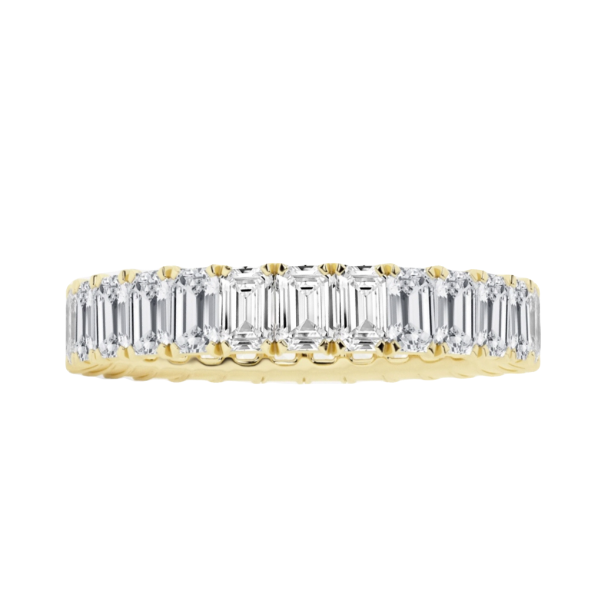 0.37 CT Round Full Eternity Lab Grown Diamond Wedding Band