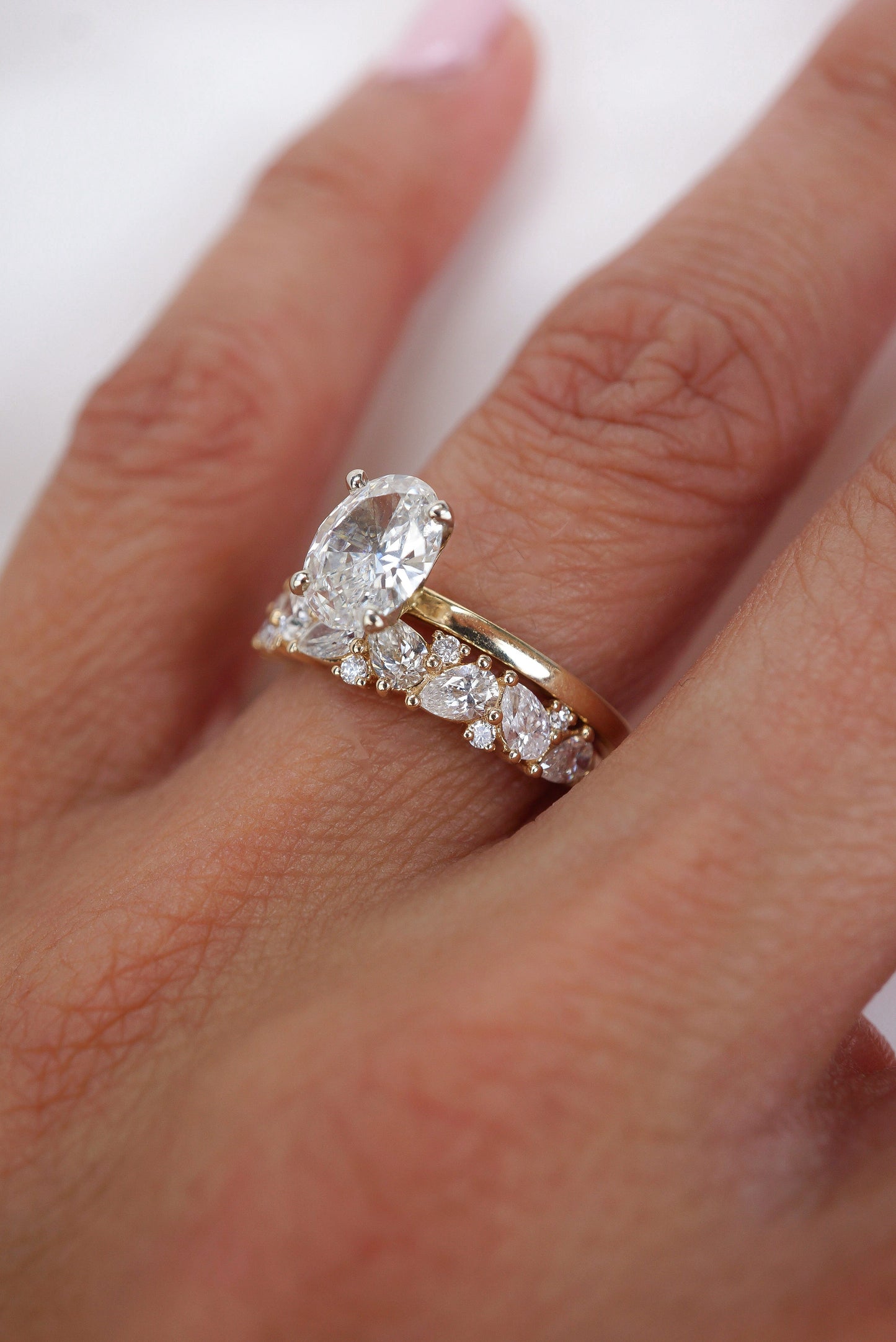0.37 CT Round Full Eternity Lab Grown Diamond Wedding Band
