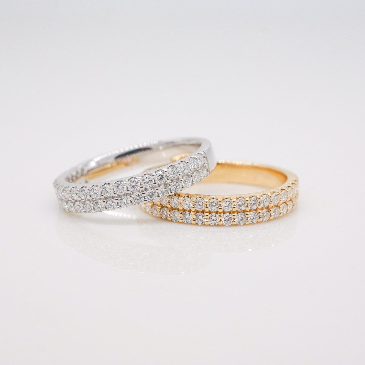 0.37 CT Round Full Eternity Lab Grown Diamond Wedding Band