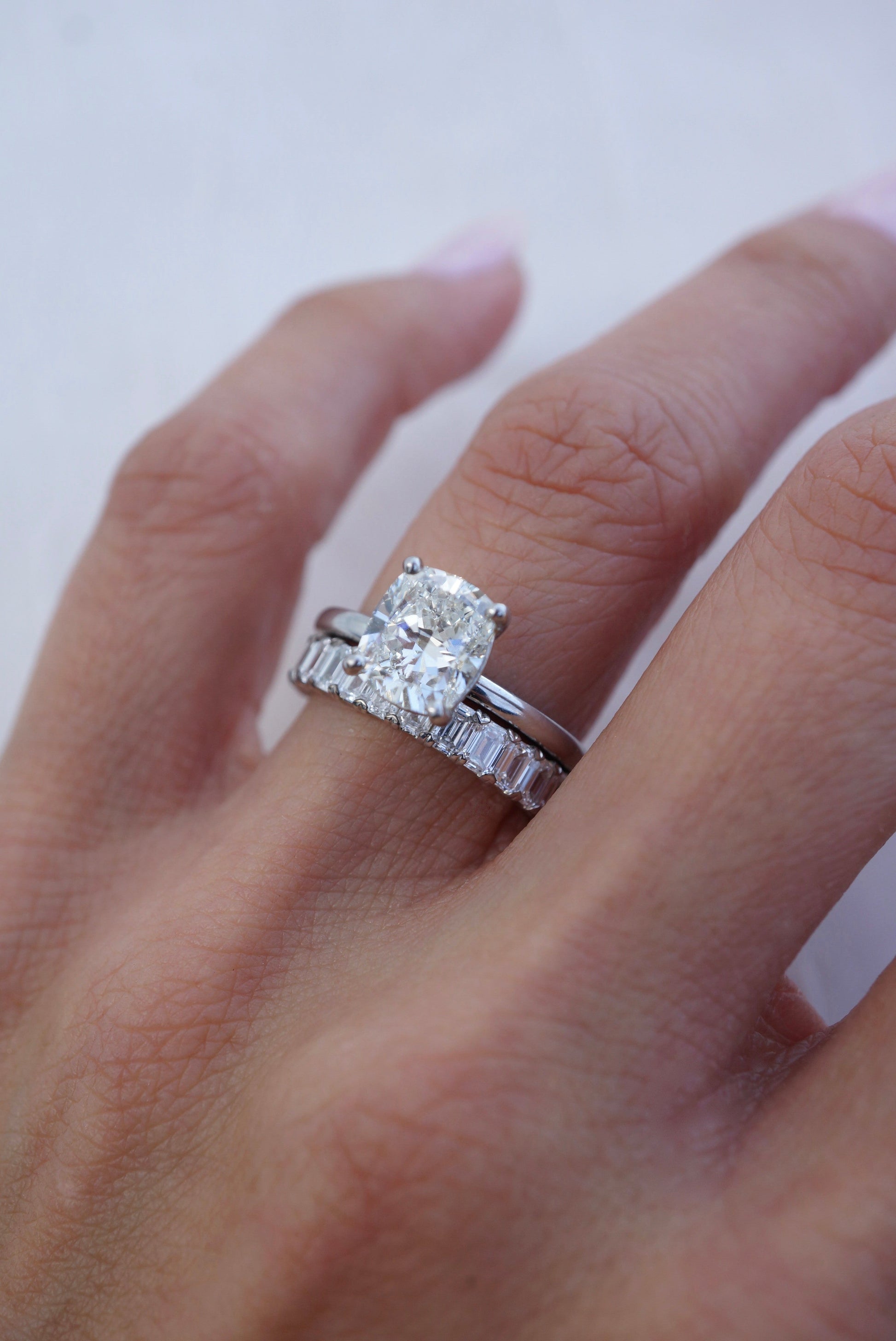 0.37 CT Round Full Eternity Lab Grown Diamond Wedding Band