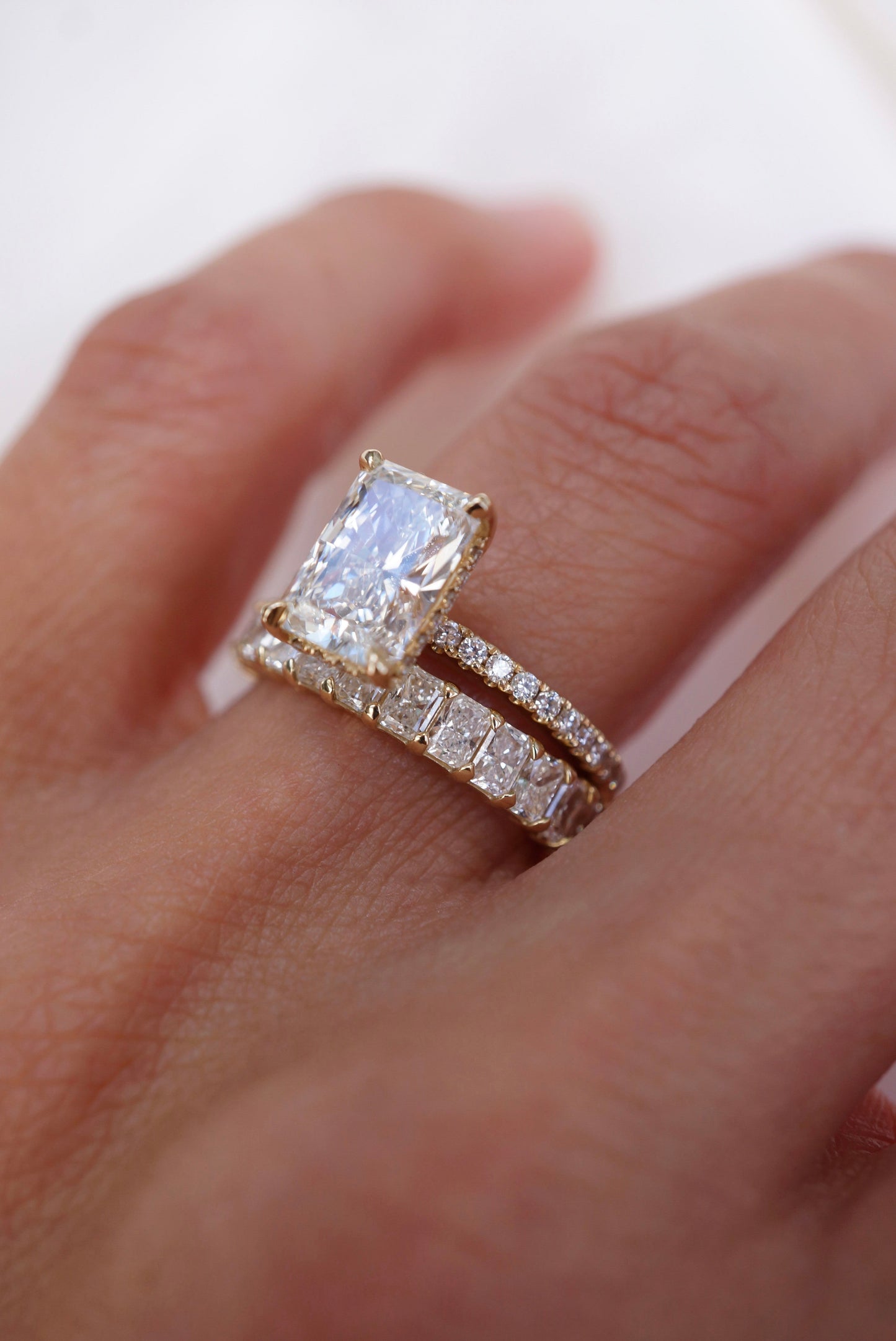 0.37 CT Round Full Eternity Lab Grown Diamond Wedding Band