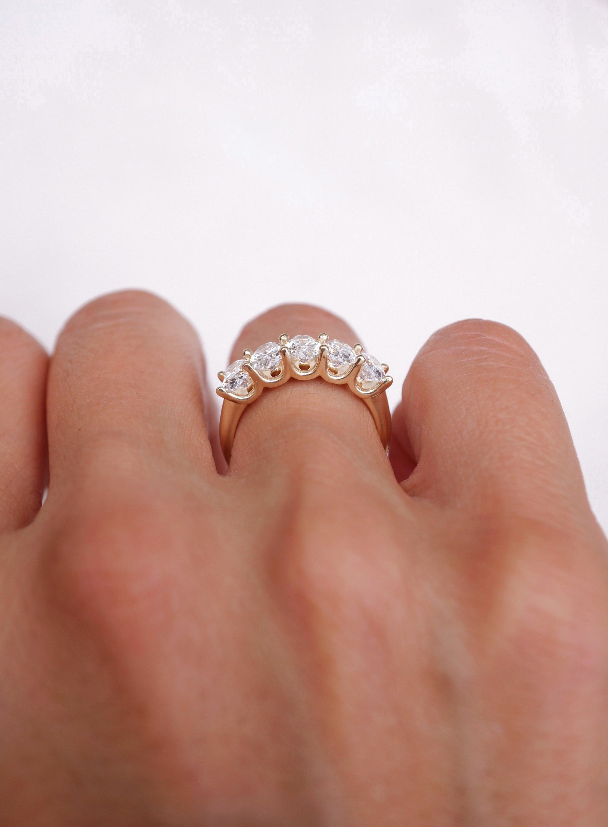 0.37 CT Round Full Eternity Lab Grown Diamond Wedding Band