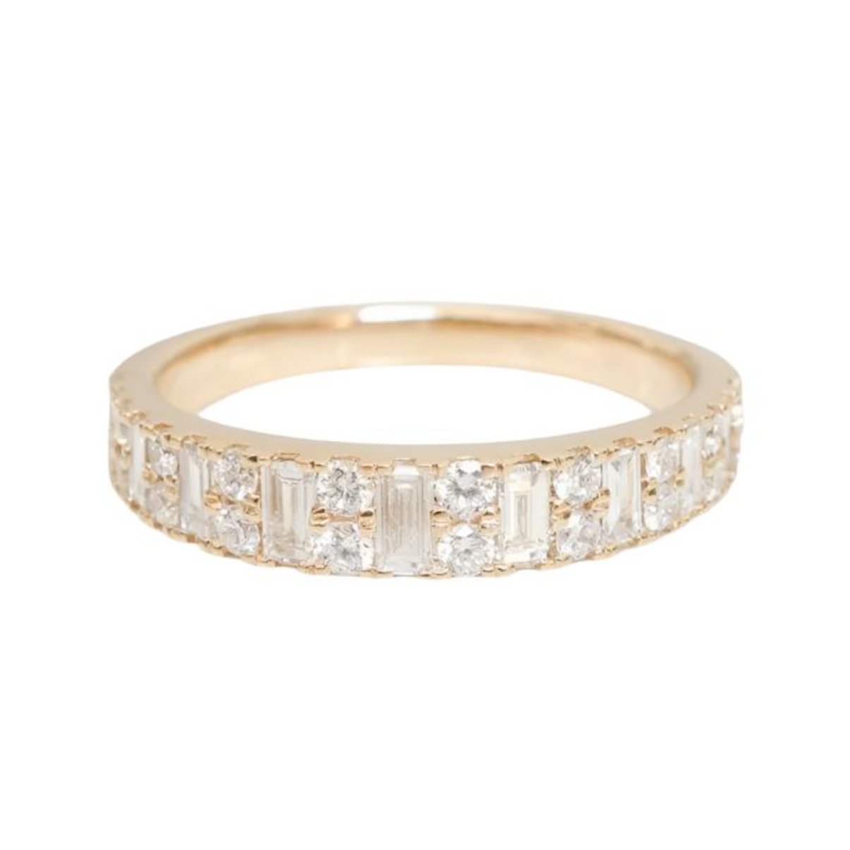 0.37 CT Round Full Eternity Lab Grown Diamond Wedding Band
