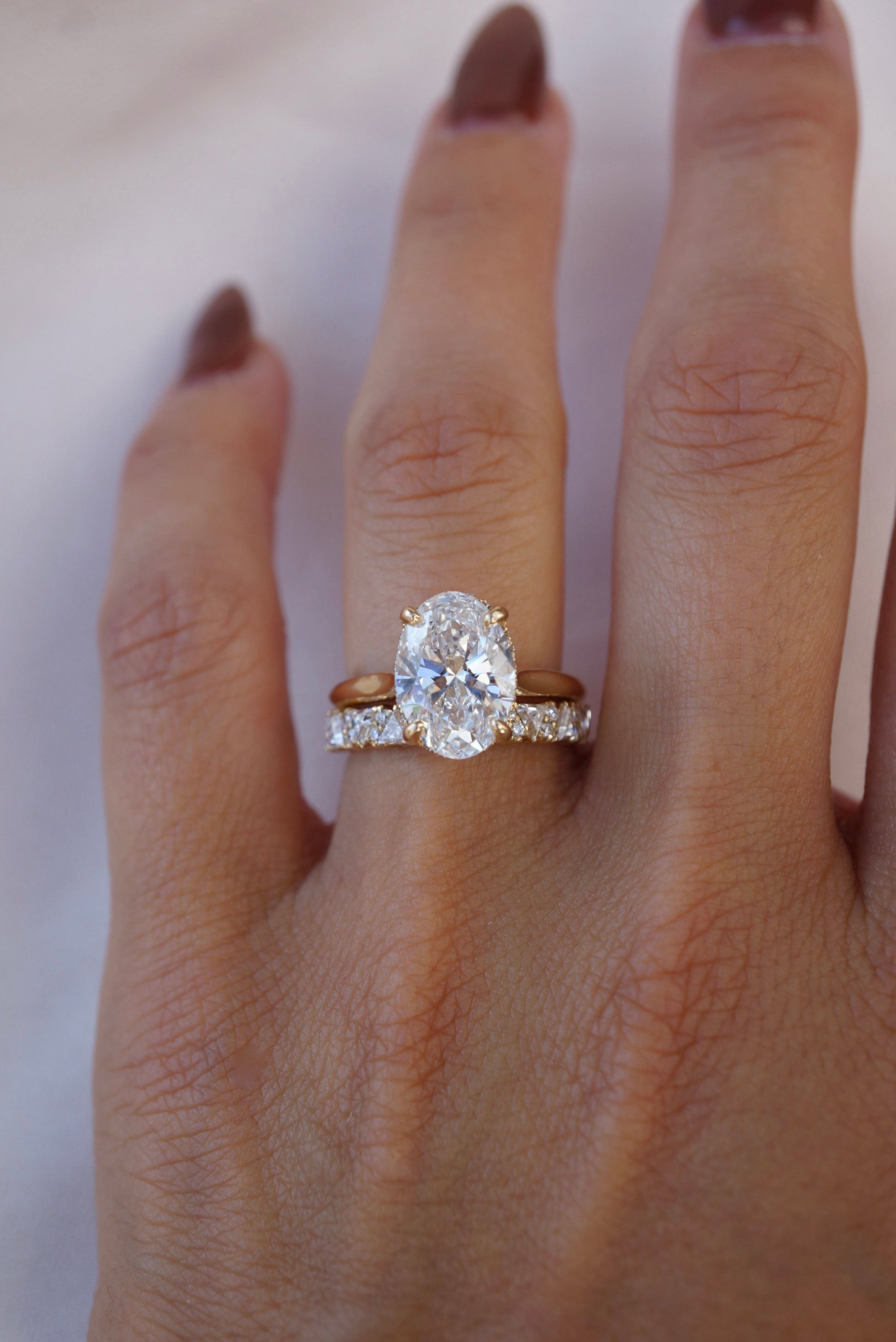0.37 CT Round Full Eternity Lab Grown Diamond Wedding Band