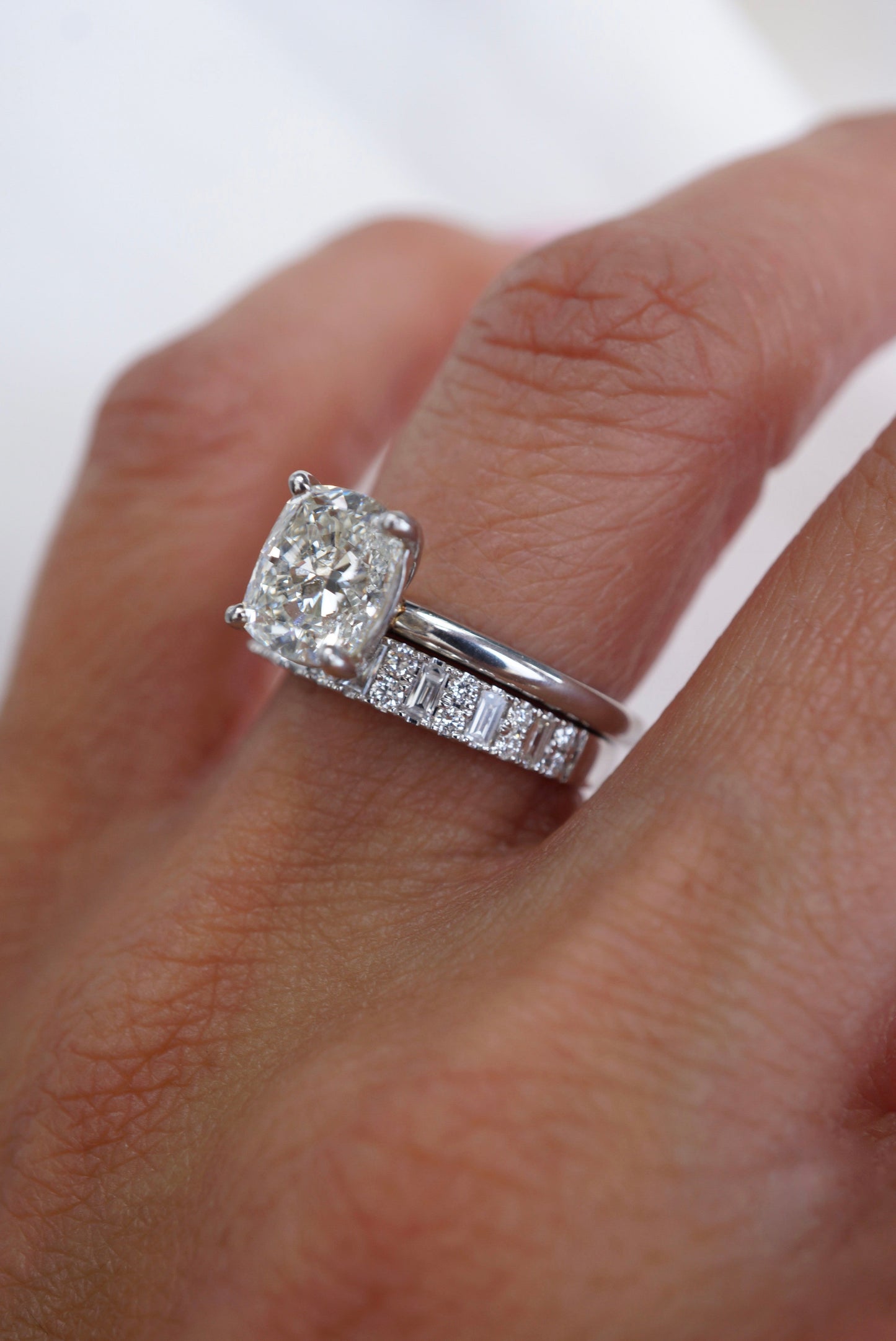 0.37 CT Round Full Eternity Lab Grown Diamond Wedding Band
