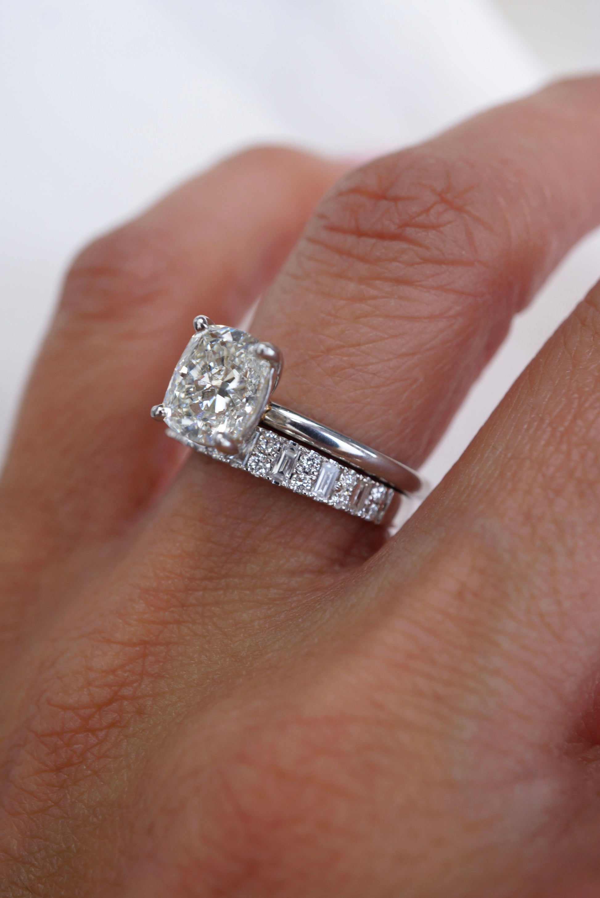 0.37 CT Round Full Eternity Lab Grown Diamond Wedding Band