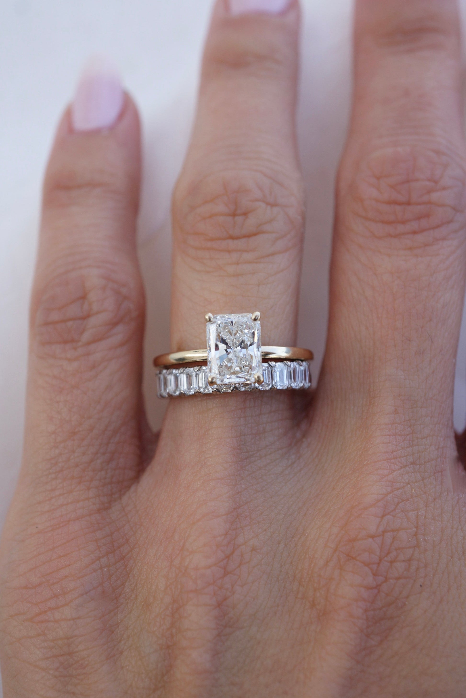 0.37 CT Round Full Eternity Lab Grown Diamond Wedding Band