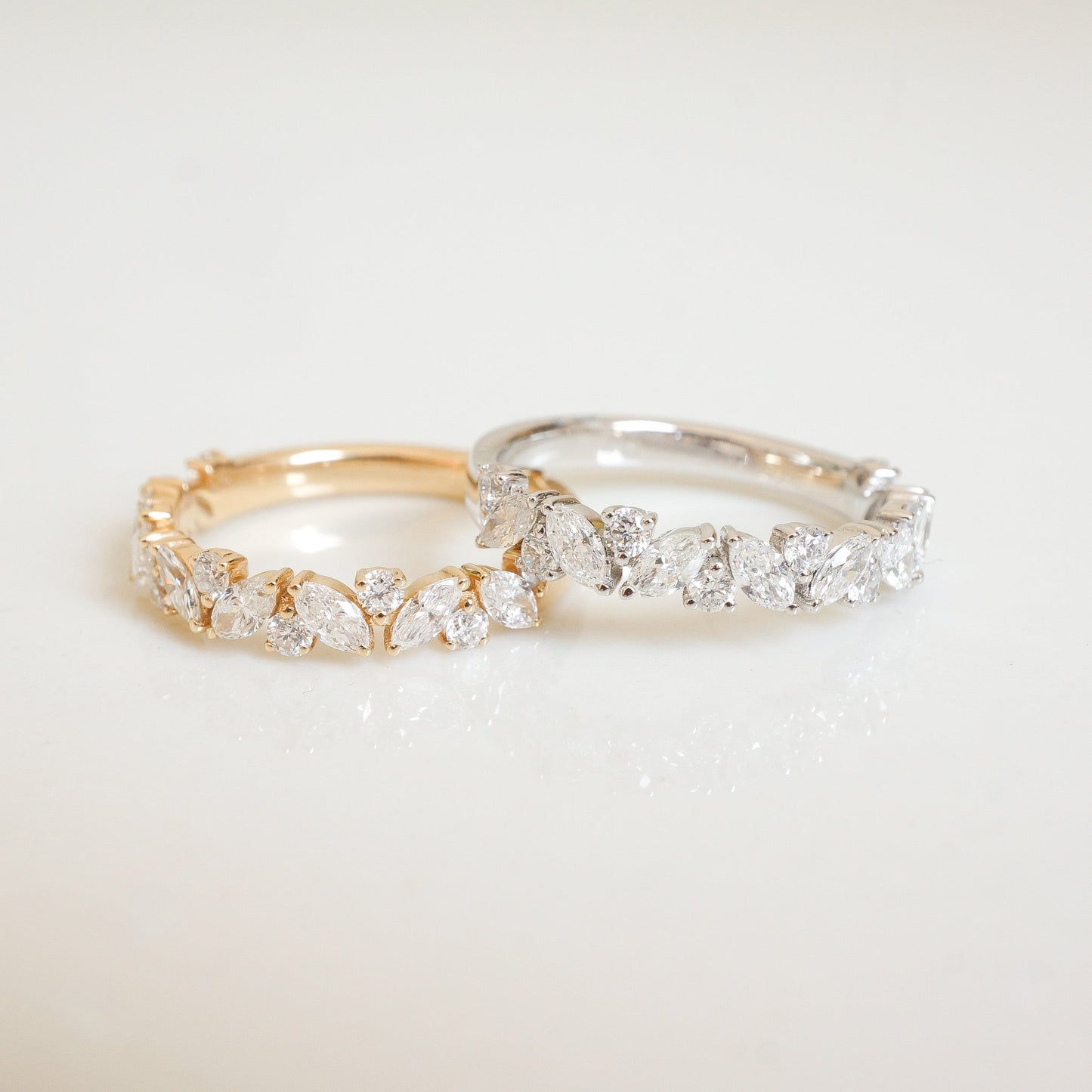0.37 CT Round Full Eternity Lab Grown Diamond Wedding Band