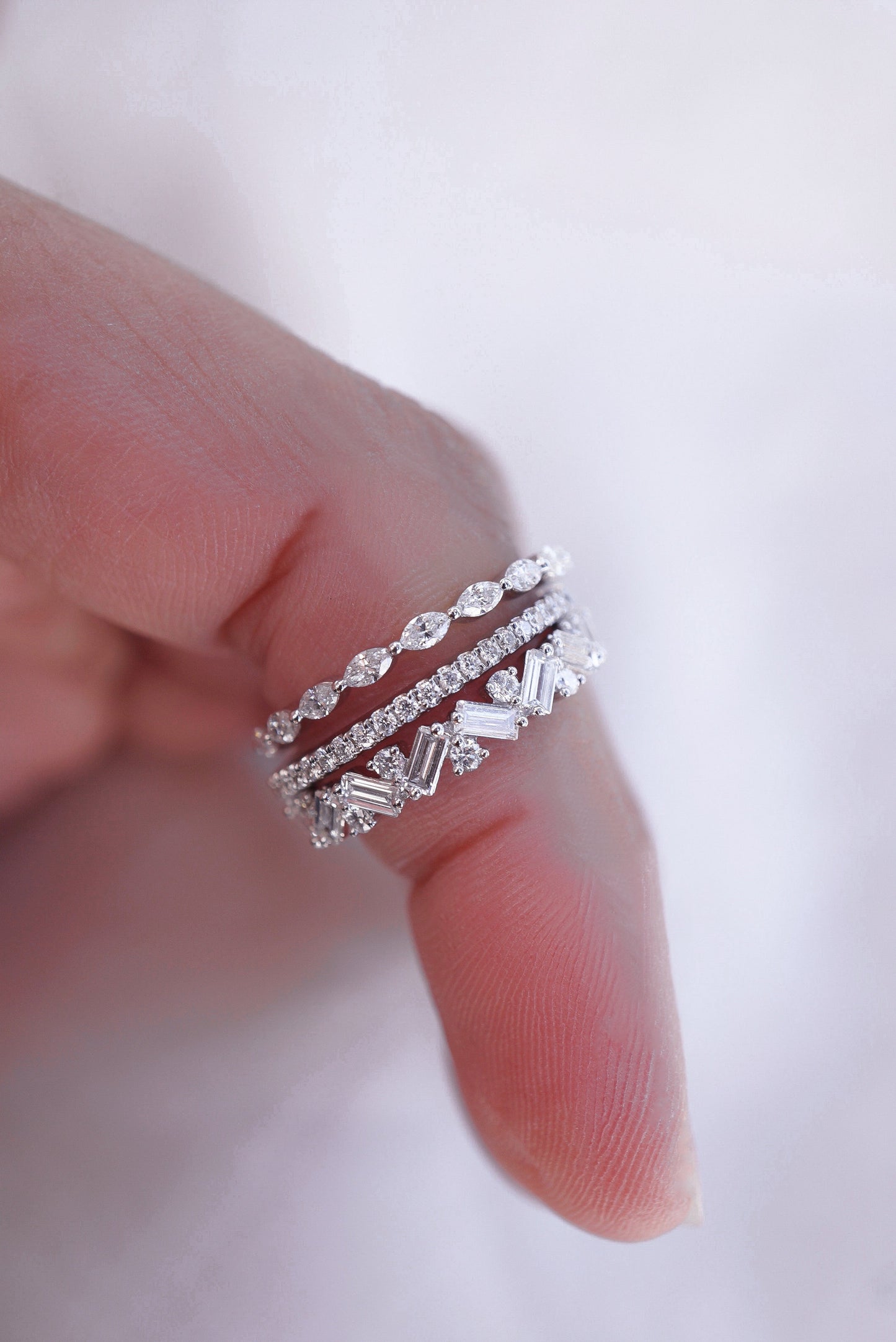 0.37 CT Round Full Eternity Lab Grown Diamond Wedding Band