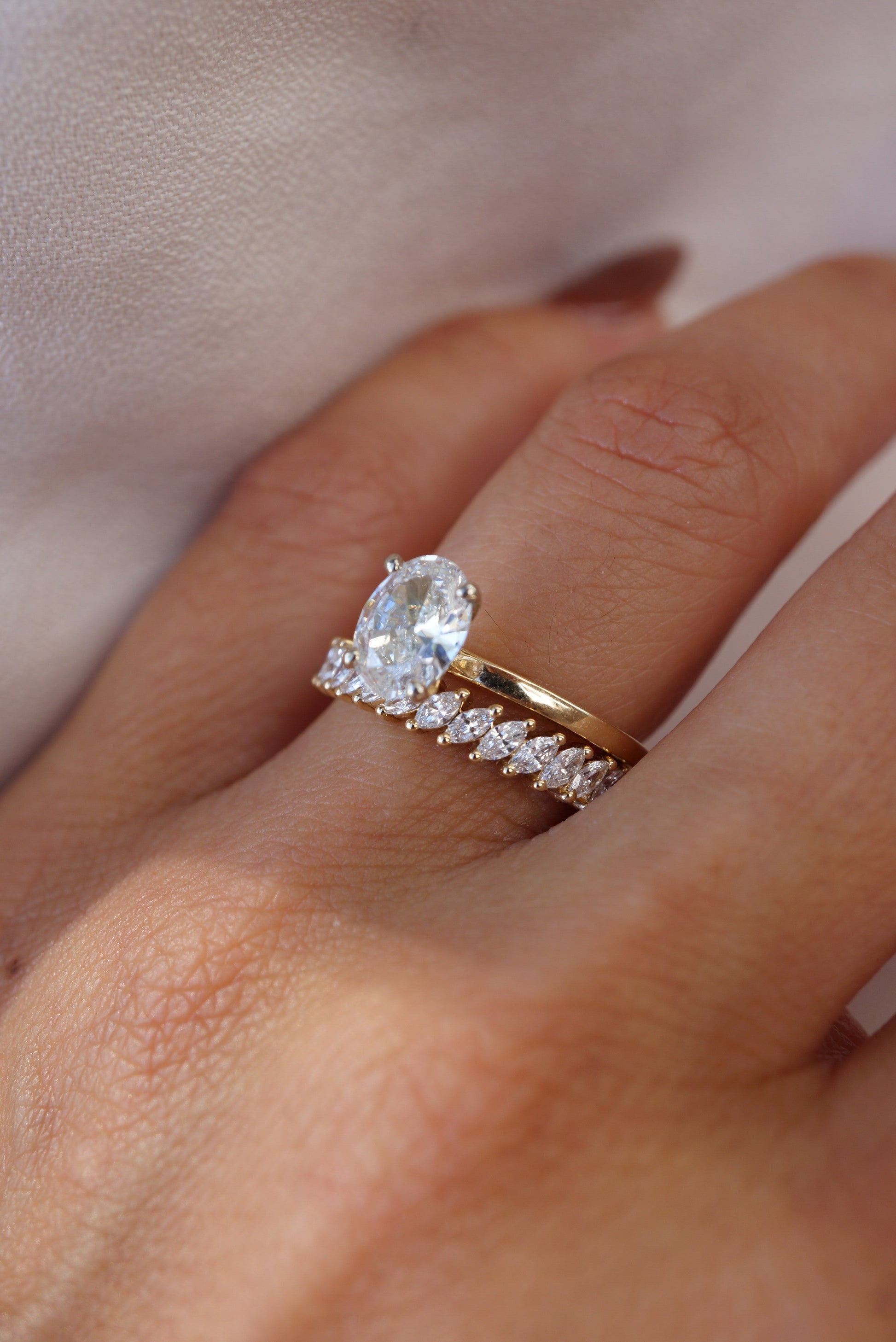 0.37 CT Round Full Eternity Lab Grown Diamond Wedding Band