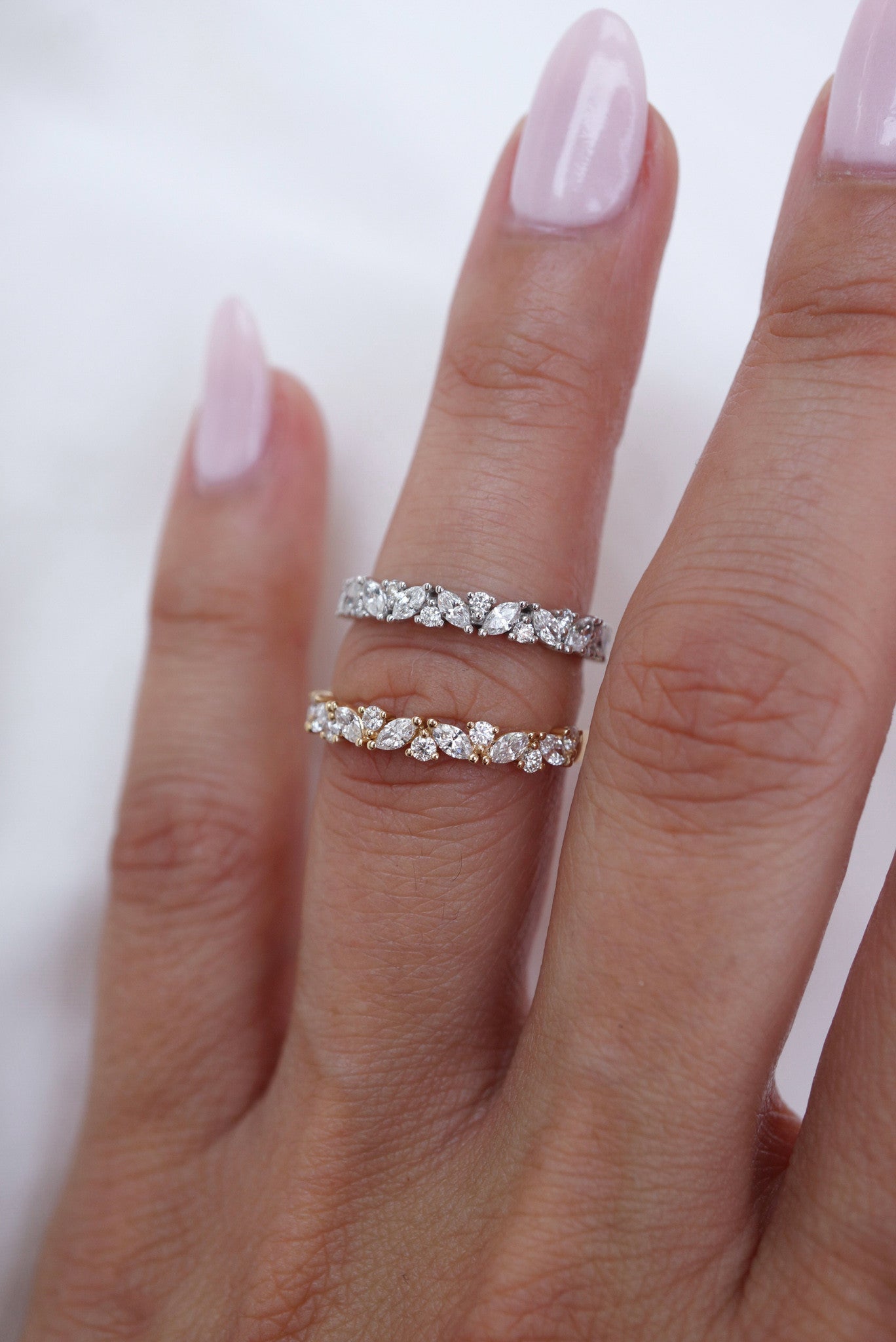 0.37 CT Round Full Eternity Lab Grown Diamond Wedding Band