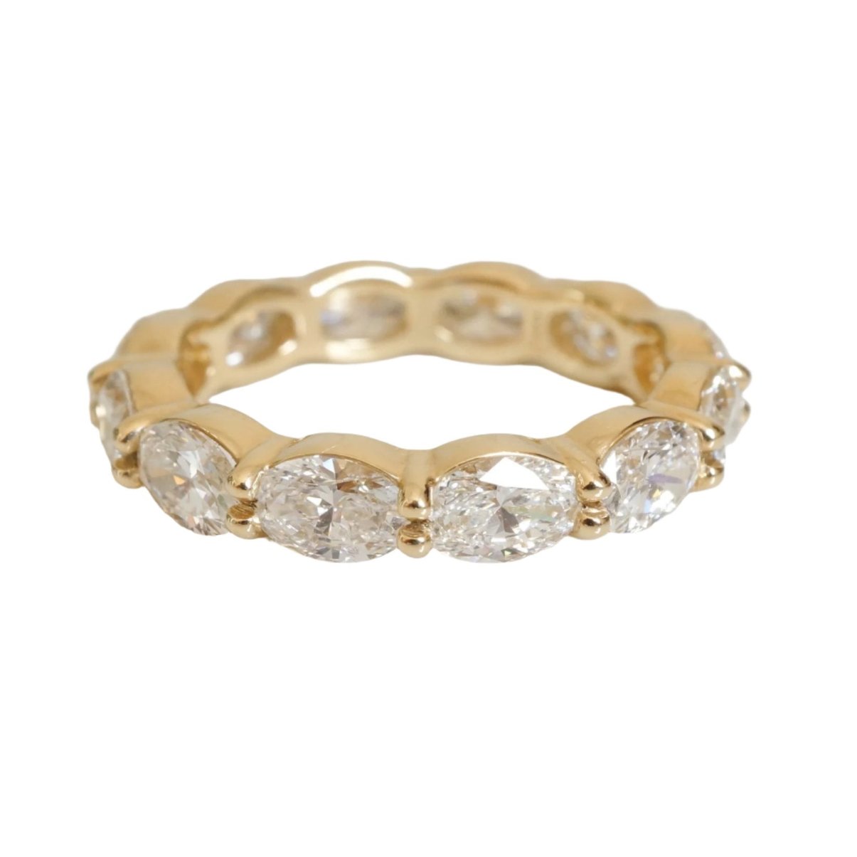 0.37 CT Round Full Eternity Lab Grown Diamond Wedding Band