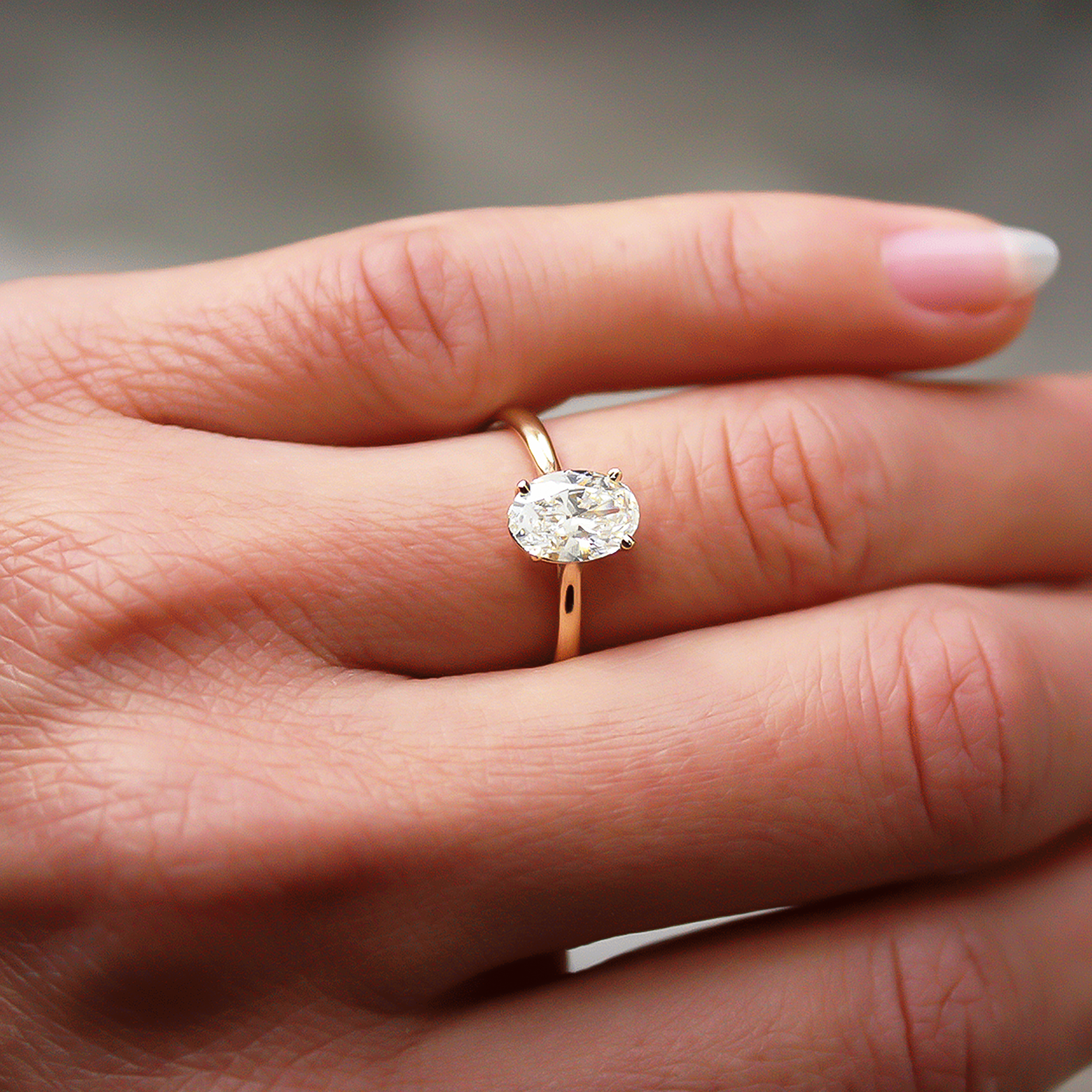 2 CT Round Three Stones Lab Grown Diamond Engagement Ring