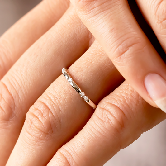 0.37 CT Round Full Eternity Lab Grown Diamond Wedding Band
