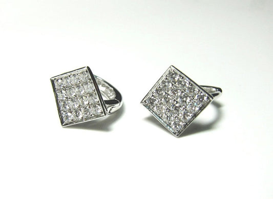 0.30 TCW Round Multi Stone CVD F/VS Diamond Earrings