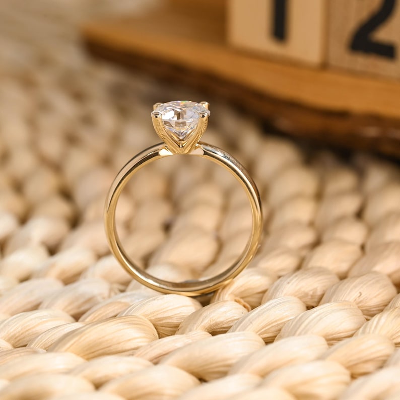 Marquise Cut Cluster Styled Lab Grown Diamond Engagement Ring