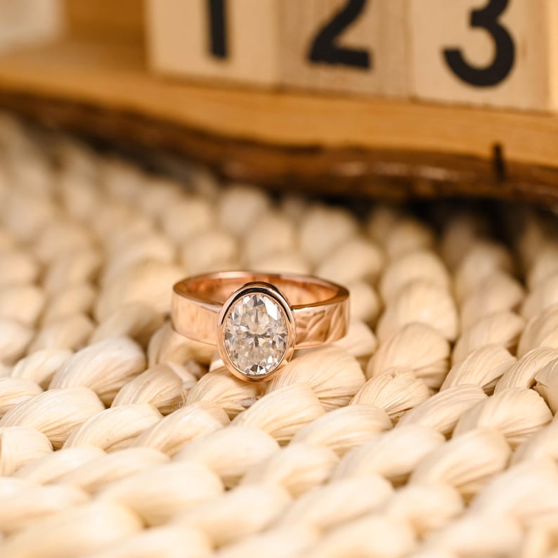 Marquise Cut Cluster Styled Lab Grown Diamond Engagement Ring