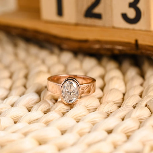 Marquise Cut Cluster Styled Lab Grown Diamond Engagement Ring