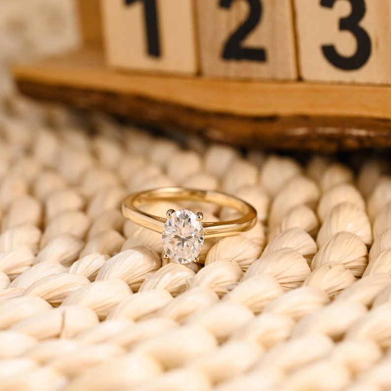 Marquise Cut Cluster Styled Lab Grown Diamond Engagement Ring