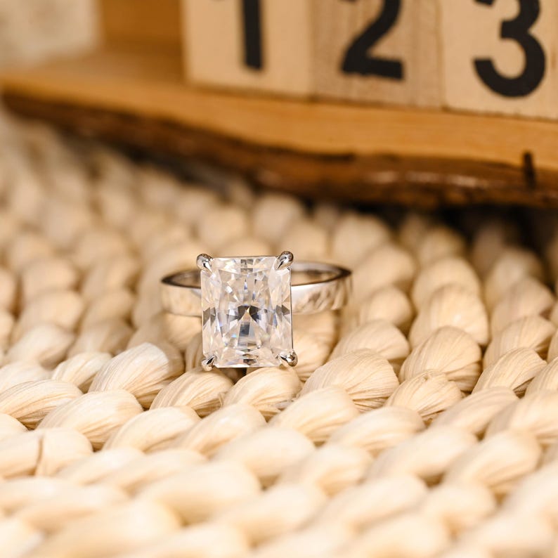 Marquise Cut Cluster Styled Lab Grown Diamond Engagement Ring
