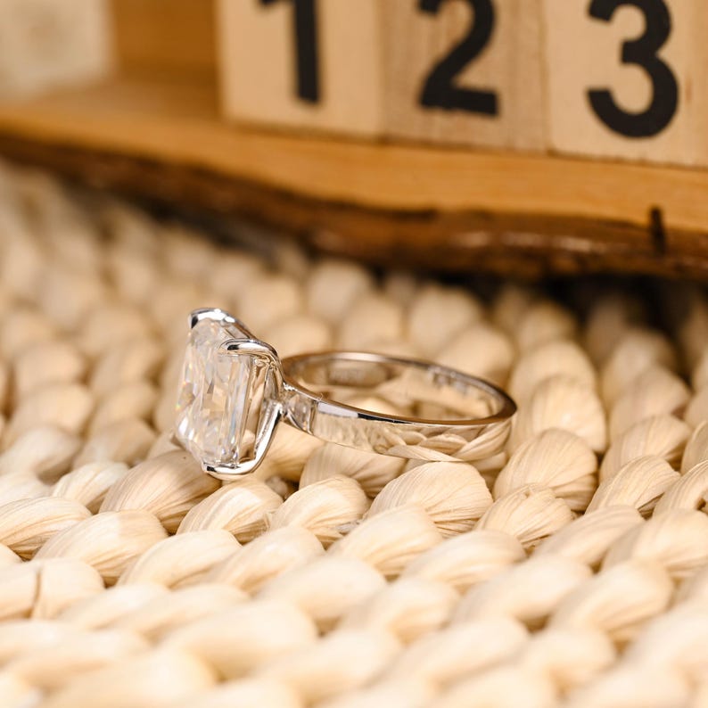 Marquise Cut Cluster Styled Lab Grown Diamond Engagement Ring