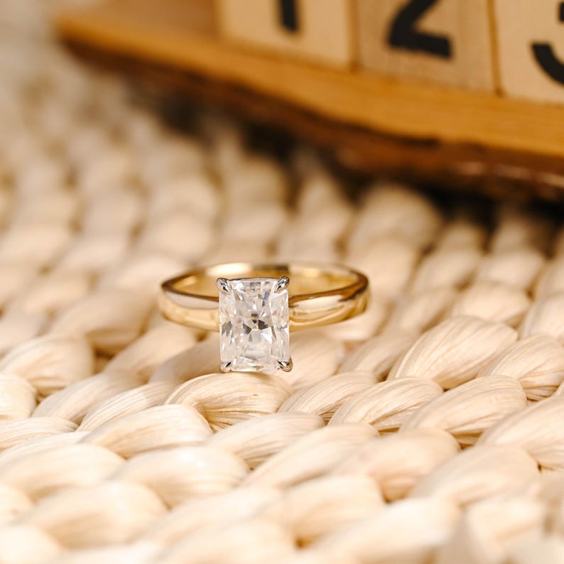 Marquise Cut Cluster Styled Lab Grown Diamond Engagement Ring