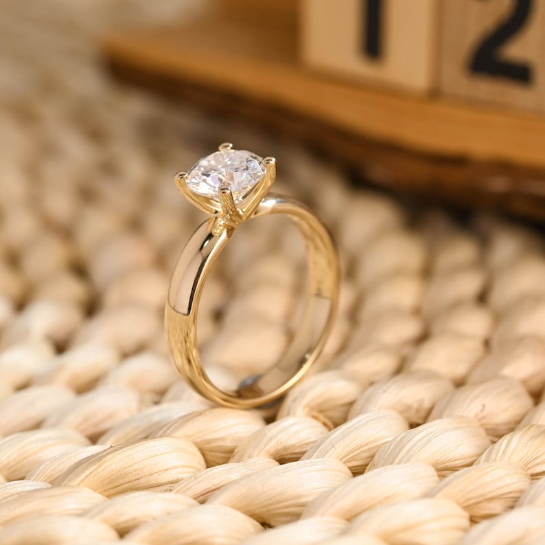 Marquise Cut Cluster Styled Lab Grown Diamond Engagement Ring