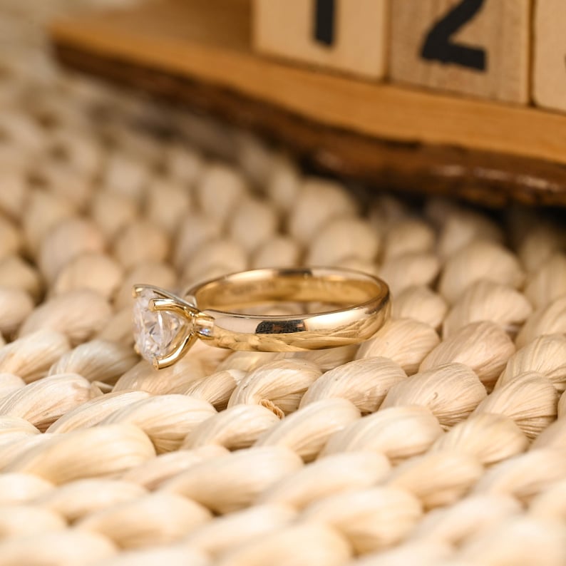 Marquise Cut Cluster Styled Lab Grown Diamond Engagement Ring