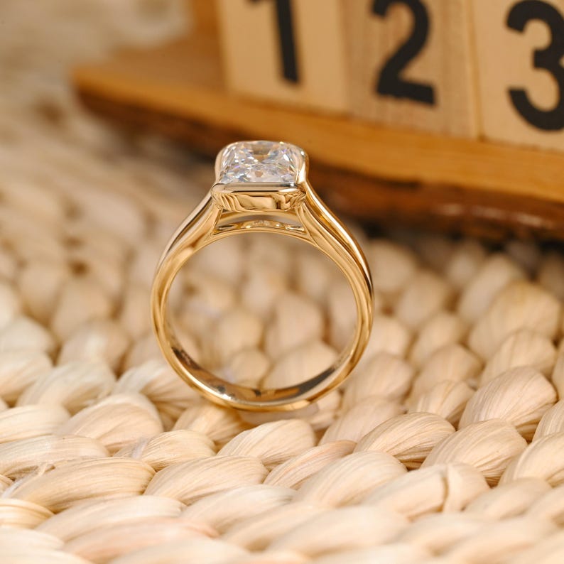 Marquise Cut Cluster Styled Lab Grown Diamond Engagement Ring