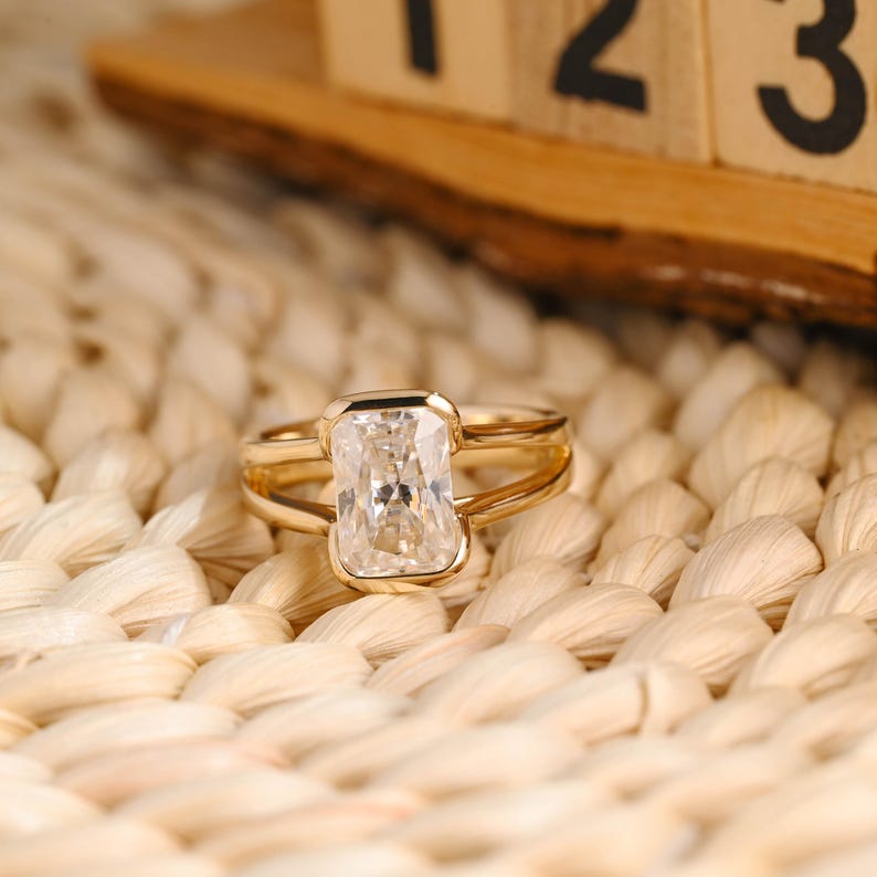 Marquise Cut Cluster Styled Lab Grown Diamond Engagement Ring