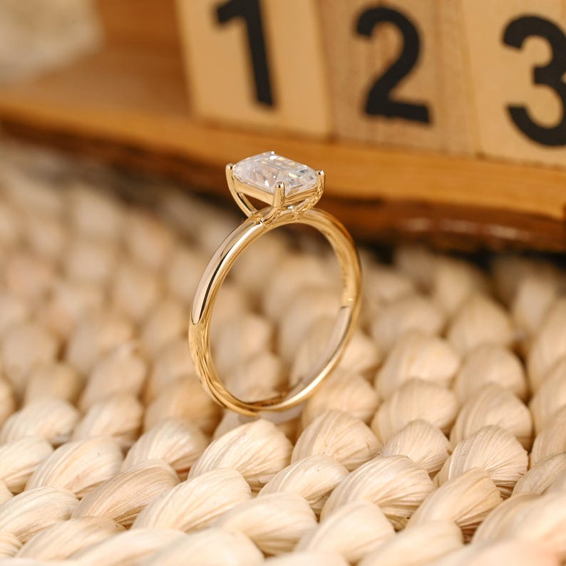 Marquise Cut Cluster Styled Lab Grown Diamond Engagement Ring