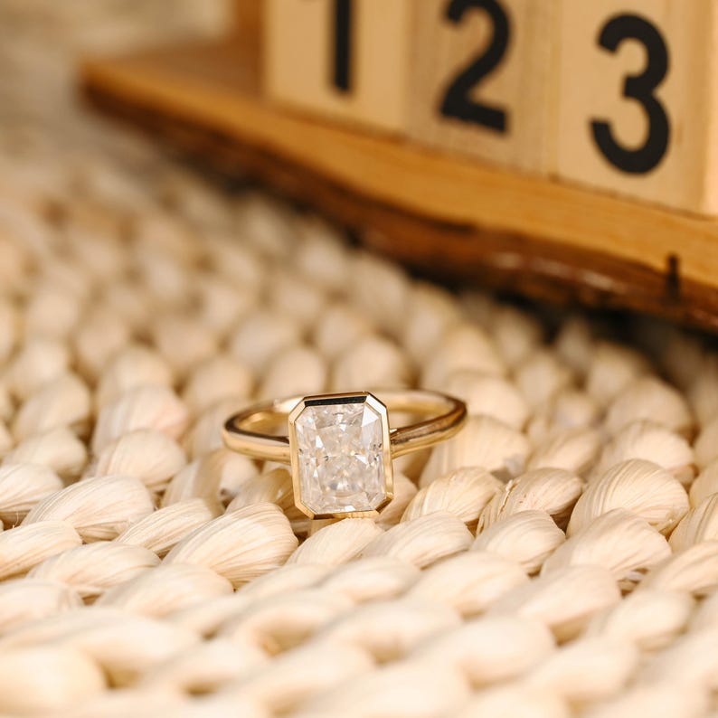 Marquise Cut Cluster Styled Lab Grown Diamond Engagement Ring