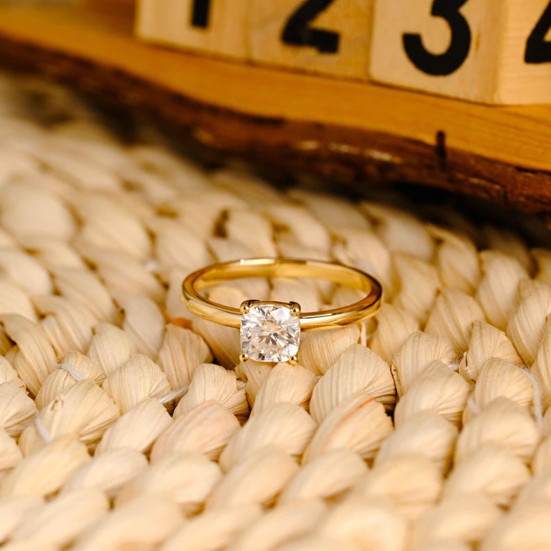 Marquise Cut Cluster Styled Lab Grown Diamond Engagement Ring