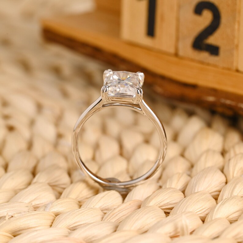 Marquise Cut Cluster Styled Lab Grown Diamond Engagement Ring