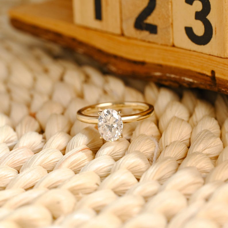 Marquise Cut Cluster Styled Lab Grown Diamond Engagement Ring